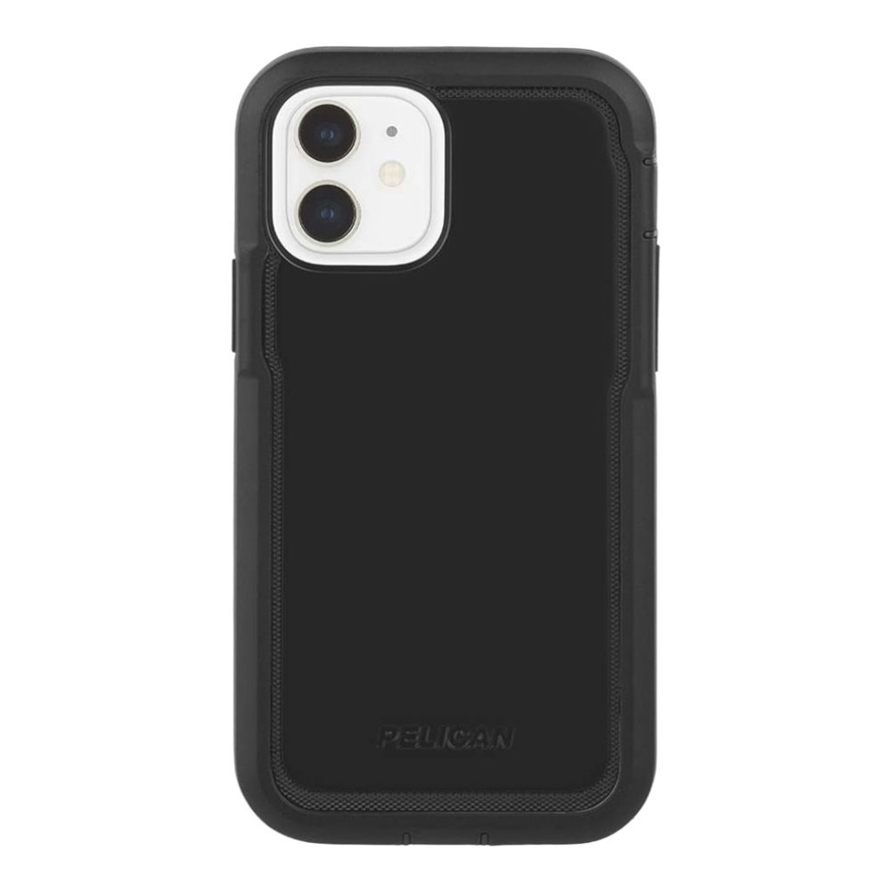 iPhone 12 Mini Case Black Pelican Voyager with Holster Belt Clip Kickstand
